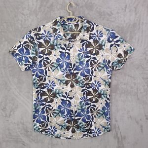 BYLT Premium Basics 19th Hole Polo Shirt Mens Size Large Floral Golf Performance